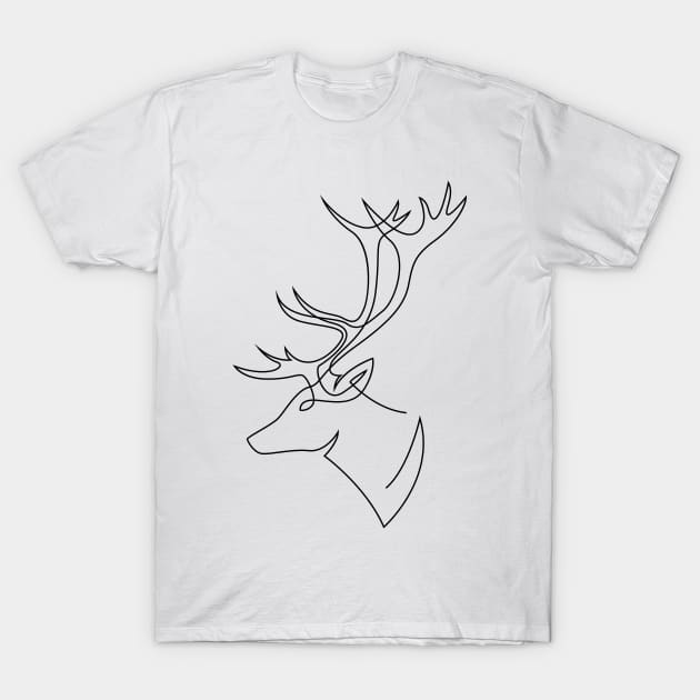 stag T-Shirt by addillum